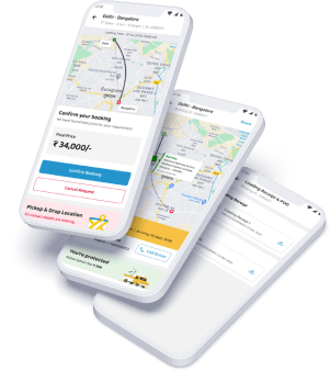 Wheelseye App Mockup